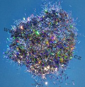 Holografický glitter - Silver